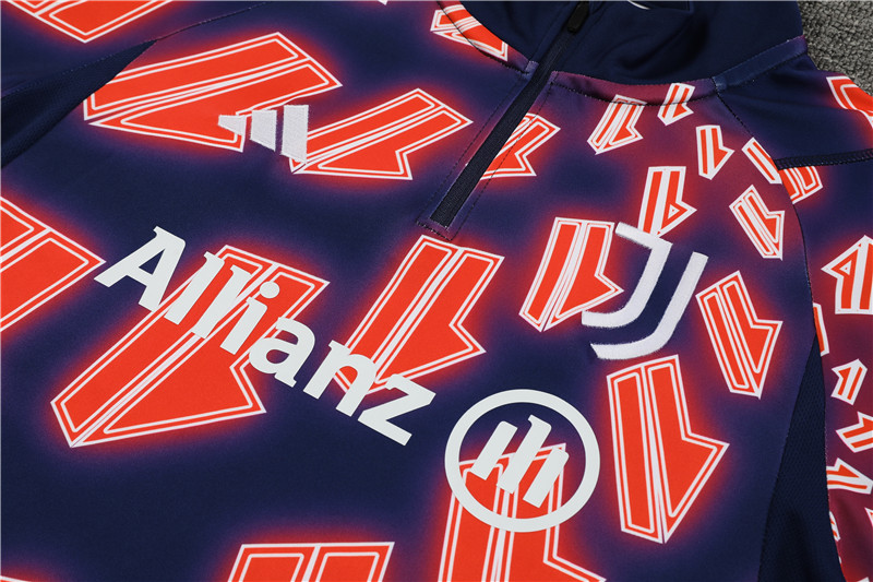 Unisex Juventus 2024/25 Half-Zip Kids Sweater+Pant 14001 - Image 4