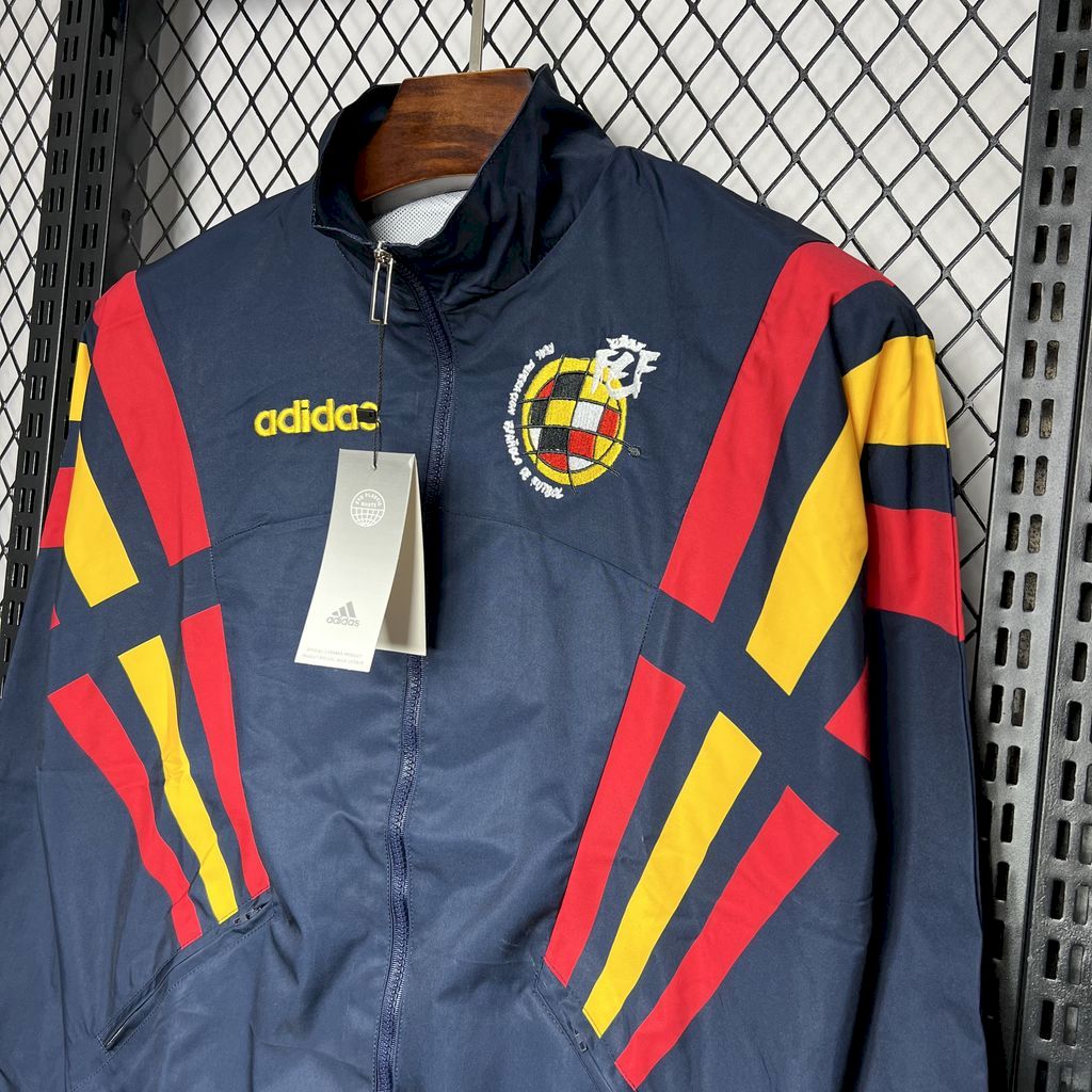 Spain 1996 Woven Embroidered Retro Windbreaker - Image 9