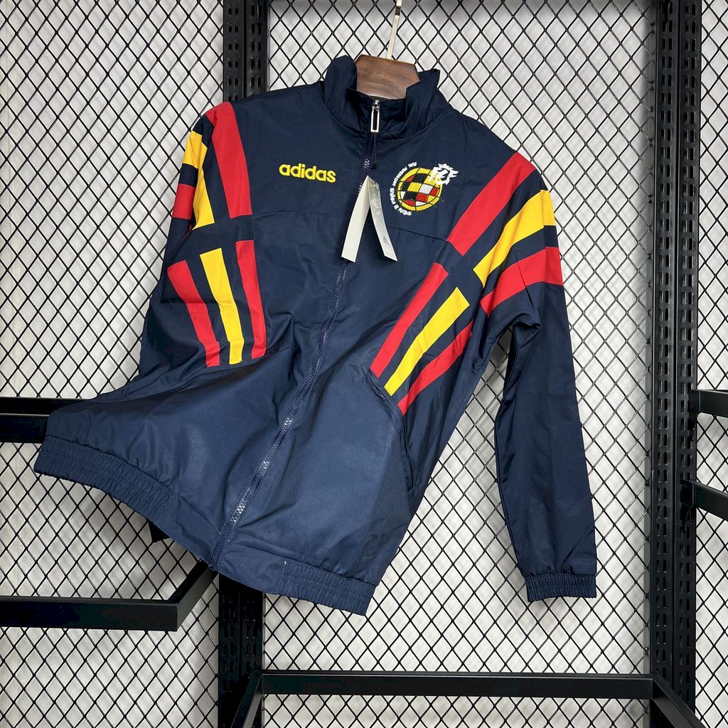 Spain 1996 Woven Embroidered Retro Windbreaker