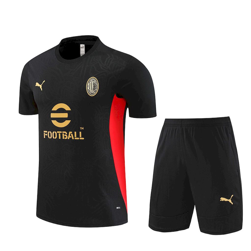 Unisex Ac Milan 2024/25 Training Adult Jersey+Short 14001