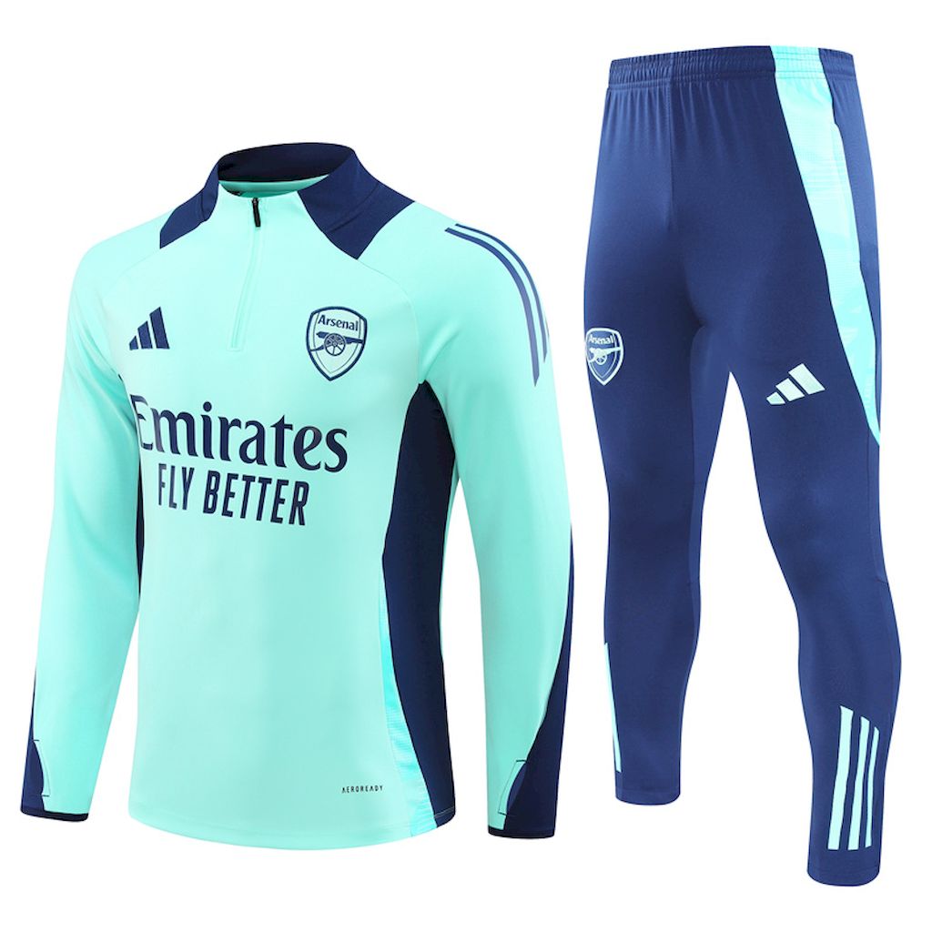 Unisex Arsenal 2024/25 Half-Zip Adult Sweater+Pant 14001