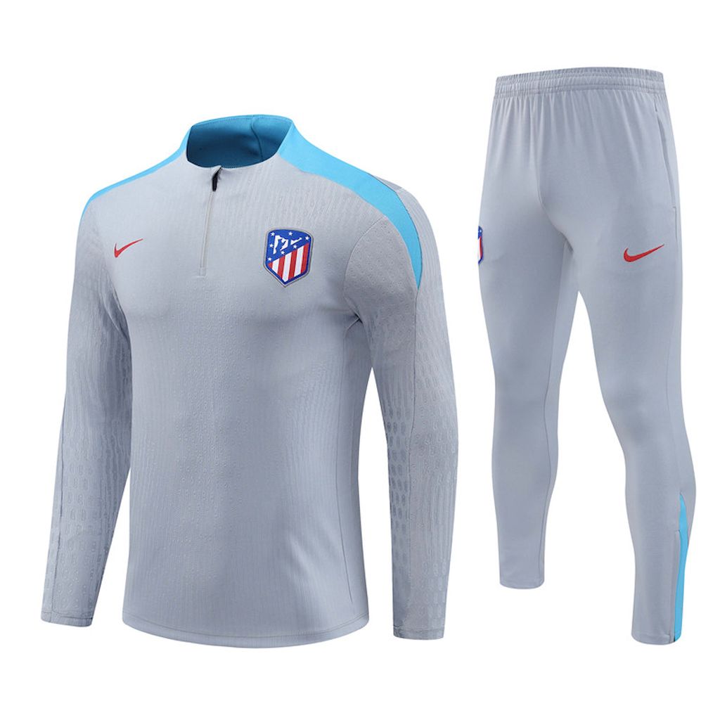 Unisex Atletico Madrid 2024/25 Half-Zip Adult Sweater+Pant 14001