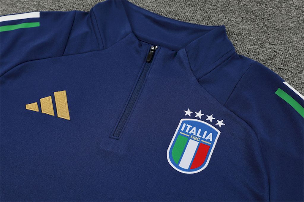 Unisex Italy 2024/25 Half-Zip Adult Sweater+Pant 14001 - Image 7