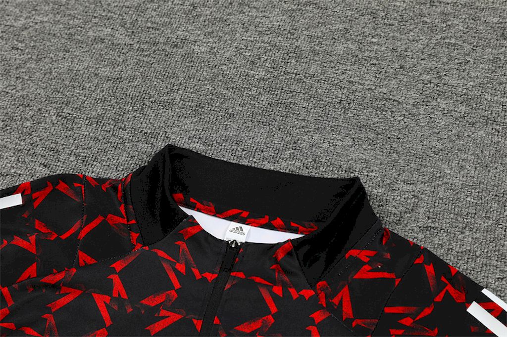 Unisex Manchester United 2024/25 Half-Zip Adult Sweater+Pant 14001 - Image 6