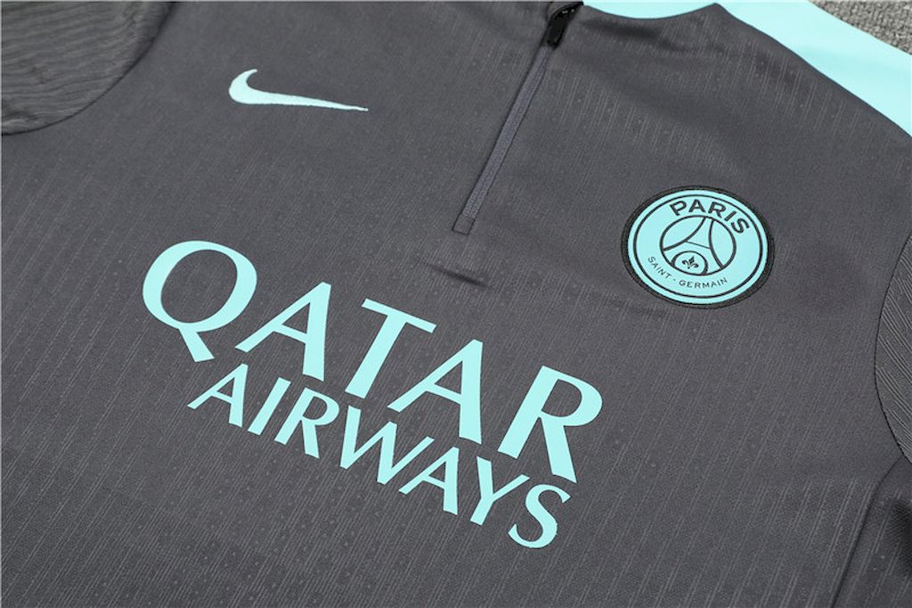 Unisex Paris Saint-Germain 2024/25 Half-Zip Adult Sweater+Pant 14001 - Image 3