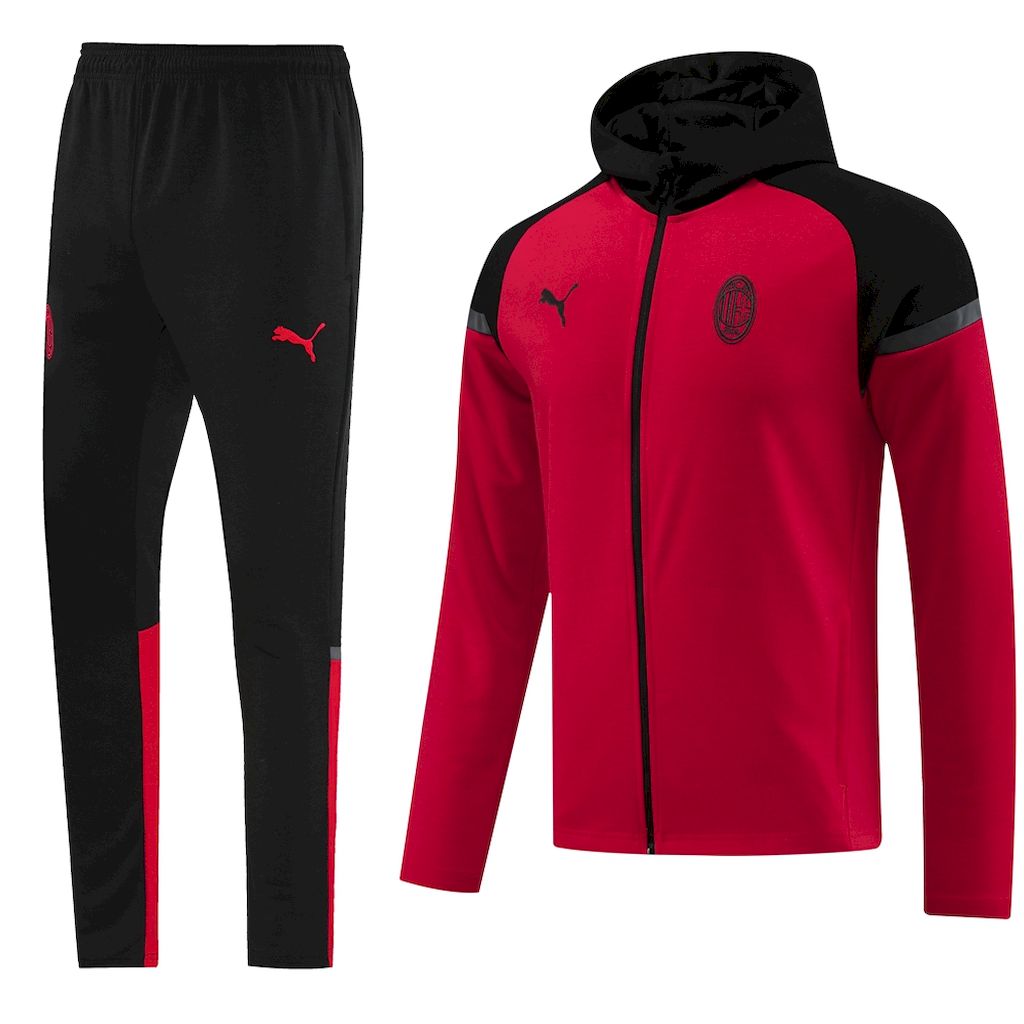 Unisex Ac Milan 2024/25 Casual Hoodie+Pant Hl