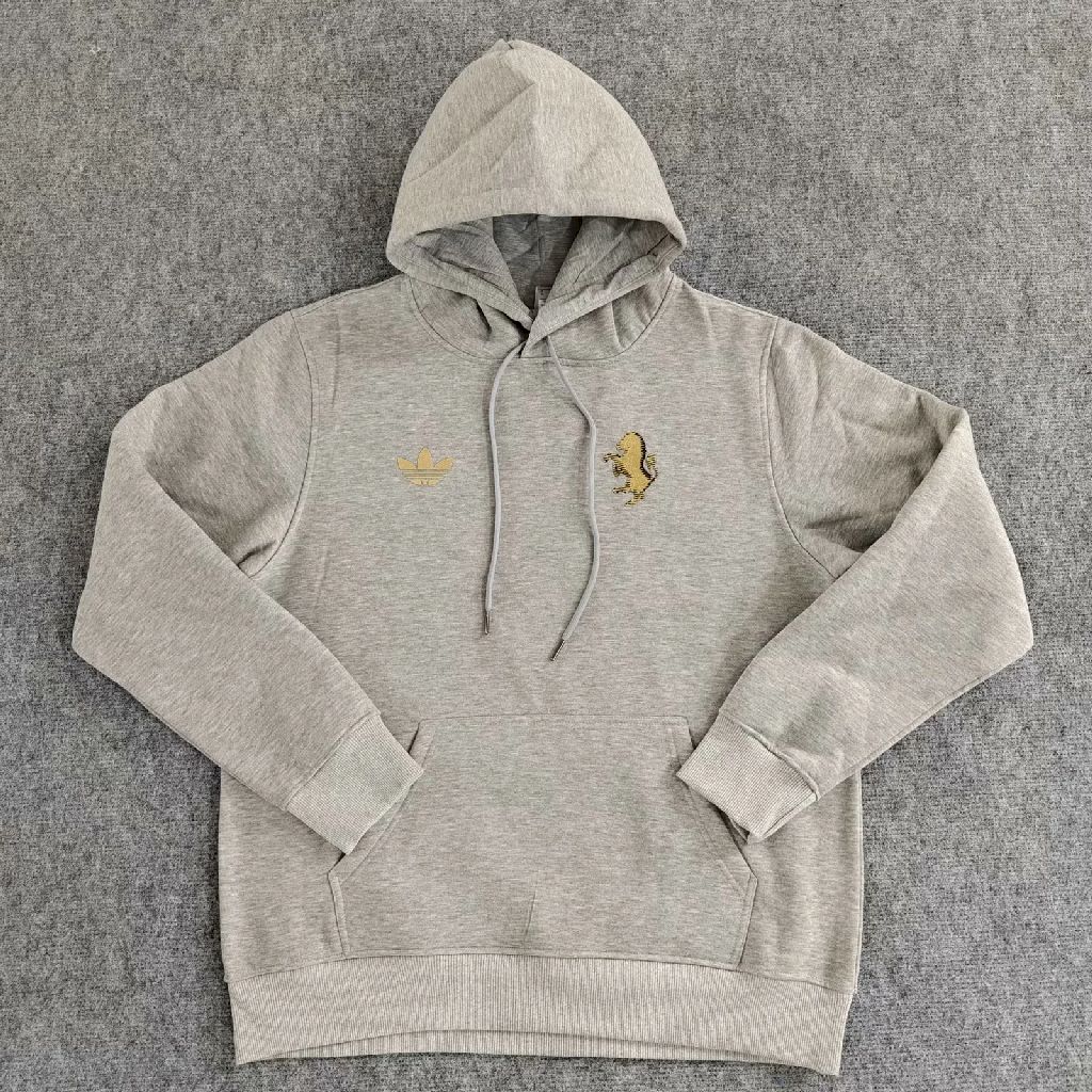 Juventus 2024 Royal Grey Football Hoodie