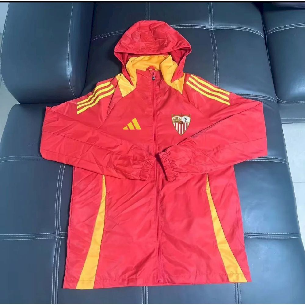 Sevilla Fc 2025 Red Windbreaker