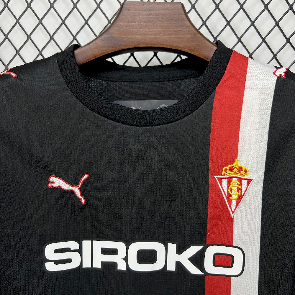Kids Sporting De Gij¨®N 2025/26 Away Kit - Image 2