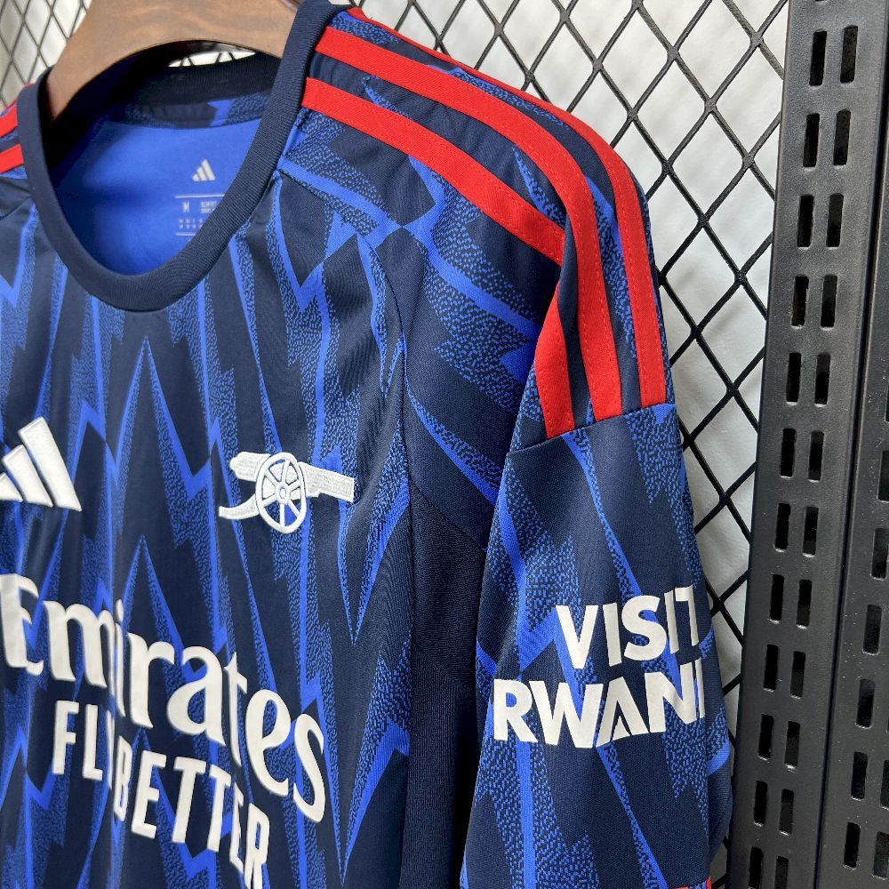 Mens Arsenal 2025/26 Away Long Sleeve Jersey - Image 8