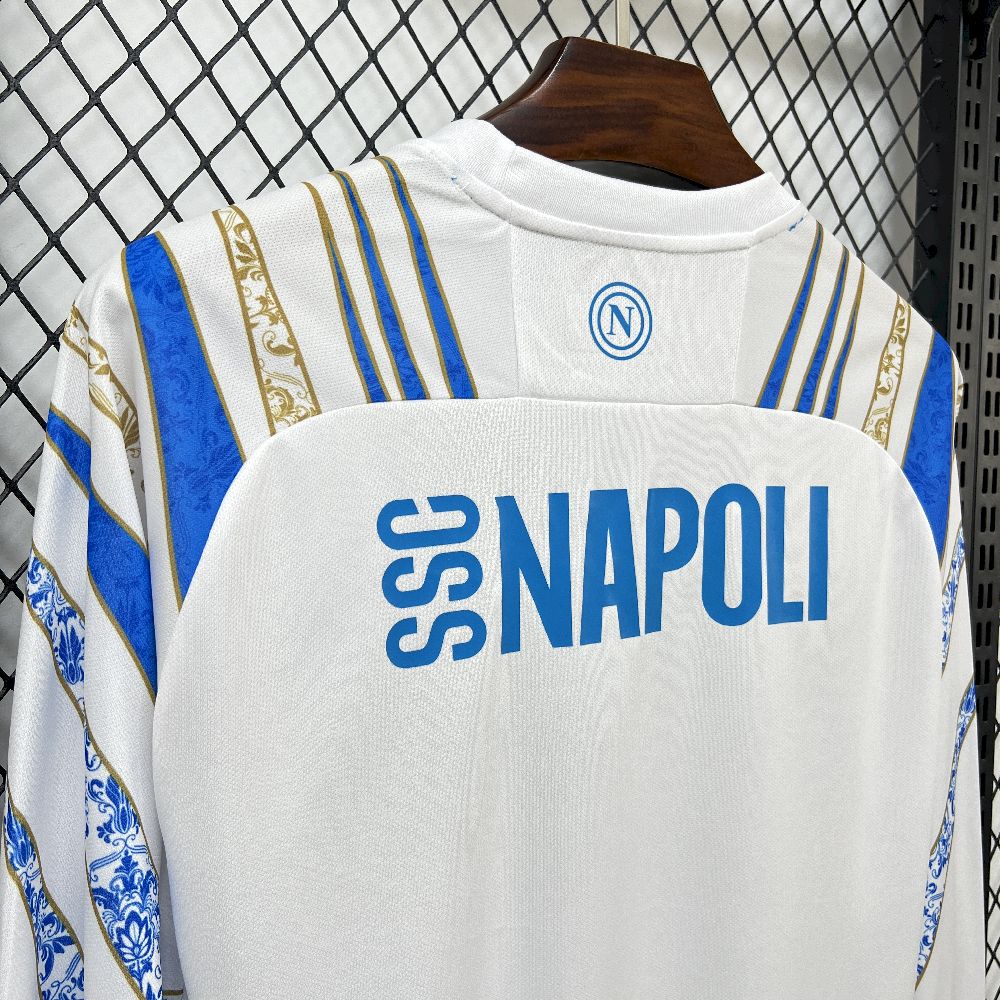Mens Napoli 2025/26 Pre-Match Long Sleeve Jersey - Image 9