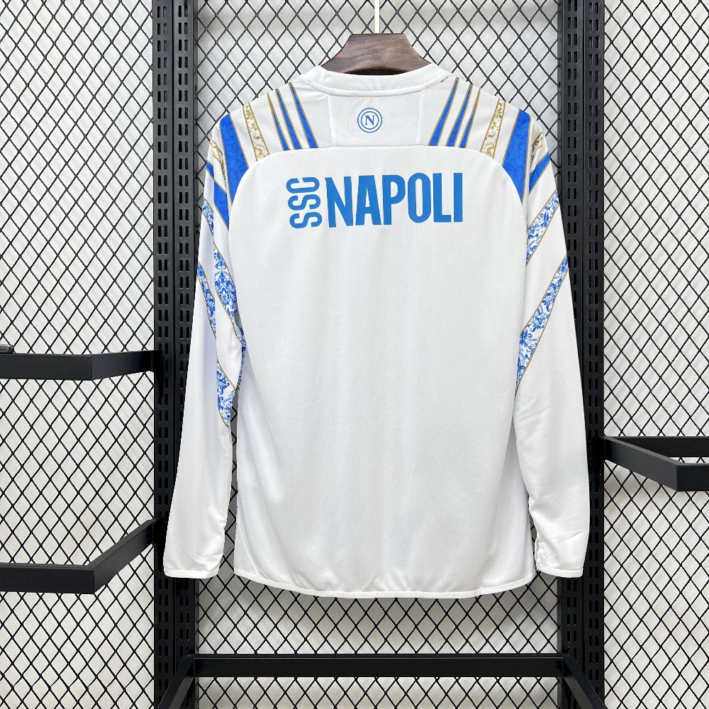 Mens Napoli 2025/26 Pre-Match Long Sleeve Jersey - Image 11