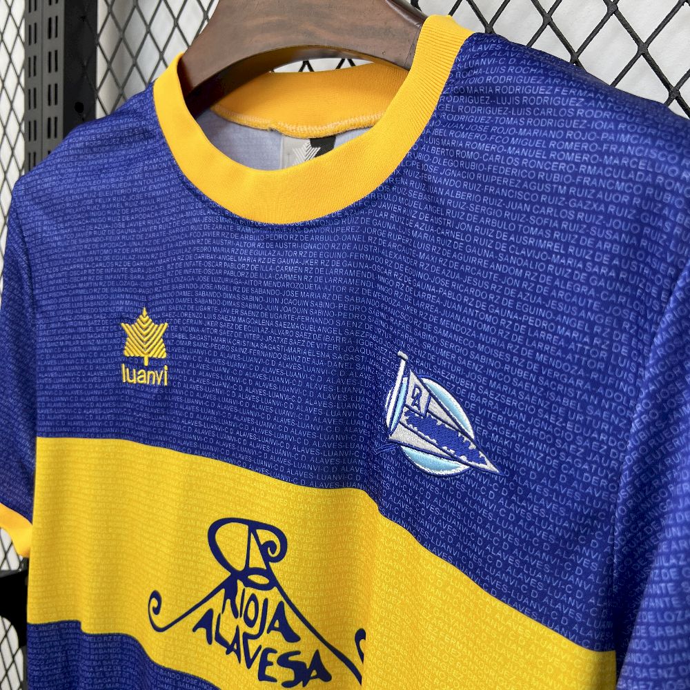Retro Deportivo Alaves 2000/01 Champions League Final Jersey - Image 7