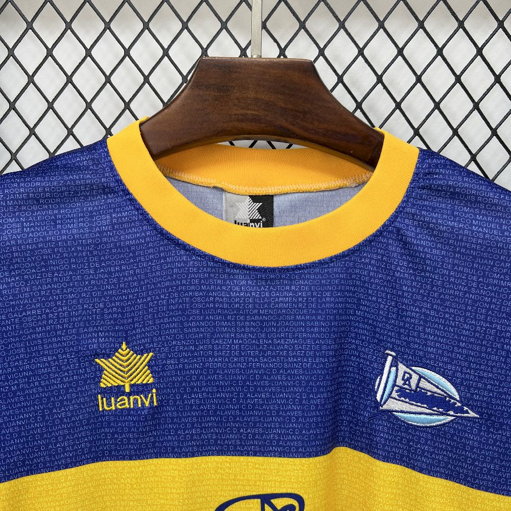 Retro Deportivo Alaves 2000/01 Champions League Final Jersey - Image 4