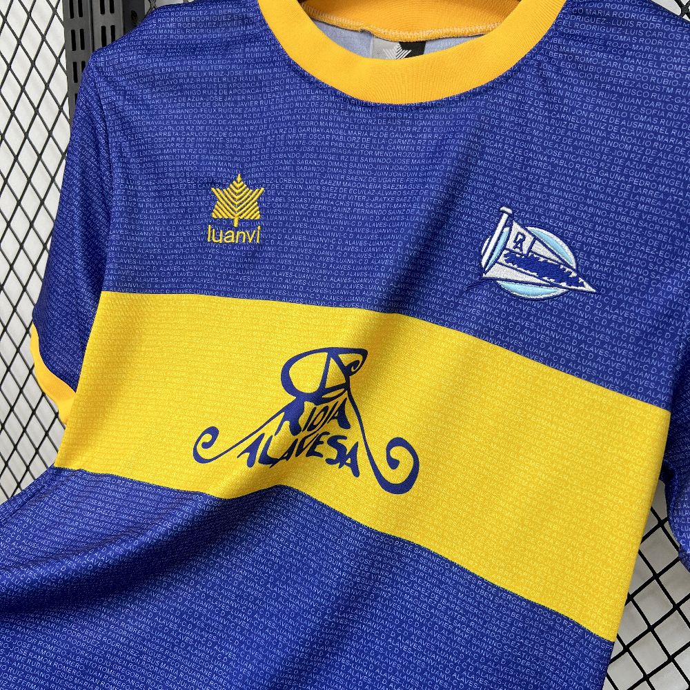 Retro Deportivo Alaves 2000/01 Champions League Final Jersey - Image 2