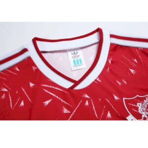 Alternative view of Retro Liverpool 1989/91 Home Long Sleeve Jersey