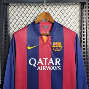 Alternative view of Retro Barcelona 2014/15 Home Long Sleeve Jersey
