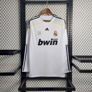 Retro Real Madrid 2009/10 Home Long Sleeve Jersey