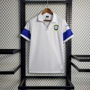 Alternative view of Retro Brazil 2004 White Jersey