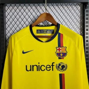 Alternative view of Retro Barcelona 2008/2009 Away Long Sleeve Jersey