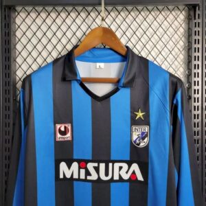Alternative view of Retro Inter Milan 1998 Home Long Sleeve Jersey