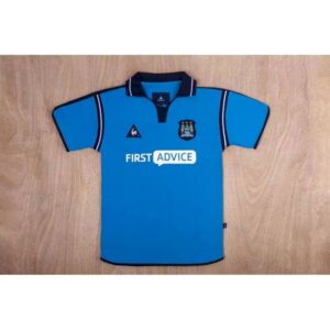 Alternative view of Retro Manchester City 2002/03 Home Jersey