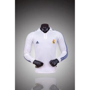Retro Real Madrid 2001/02 Home Long Sleeve Jersey