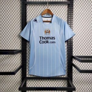 Alternative view of Retro Manchester City 2007/08 Home Jersey