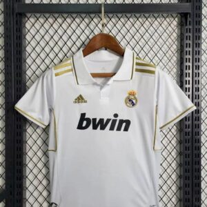 Alternative view of Retro Real Madrid 2011/12 Home Kids Kit