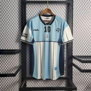 Vista alternativa dell'Retro Argentina 2010 Maradona Retirement Commemorative Edition Jersey