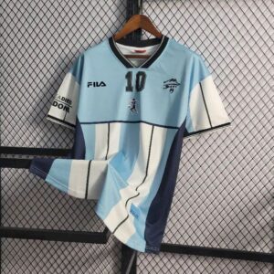 Retro Argentina 2010 Maradona Retirement Commemorative Edition Jersey