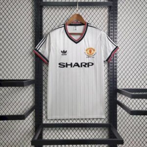 Alternative view of Retro Manchester United 1983/84 Away Jersey