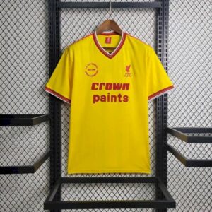Vista alternativa dell'Retro Liverpool 1985/86 Third Jersey