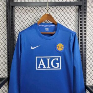 Alternative view of Retro Manchester United 2008/09 Third Long Sleeve Jersey