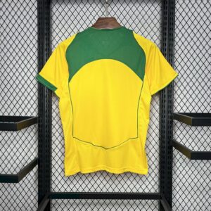 Alternative view of Retro Brazil 2004/2006 Home Jersey