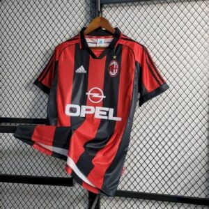 Alternative view of Retro AC Milan 1998/99 Home Jersey