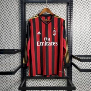 Retro AC Milan 2013/14 Home Long Sleeve Jersey