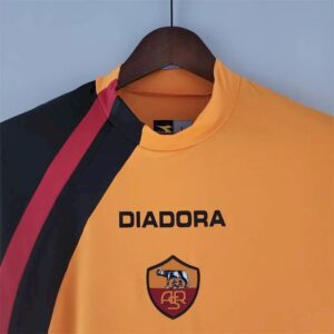 Alternative view of Retro AS Roma 2005/06 Home Long Sleeve Jersey