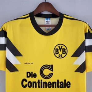 Alternative view of Retro Borussia Dortmund 1989 Home Jersey