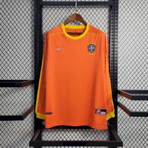 Retro Brazil 1998 Goalkeeper Long Sleeve Jersey
