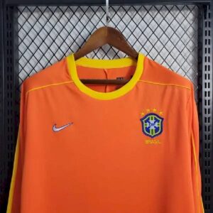 Alternative view of Retro Brazil 1998 Goalkeeper Long Sleeve Jersey