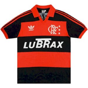 Retro Flamengo 1987/90 Home Zico Jersey