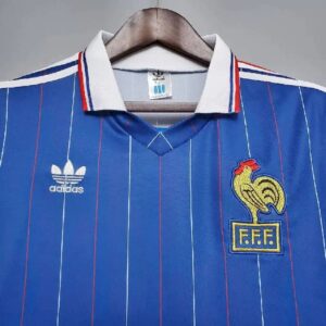 Alternative view of Retro France 1982 Home Jersey
