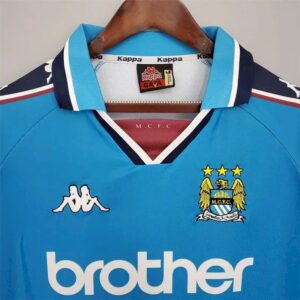 Alternative view of Retro Manchester City 1997/99 Home Jersey