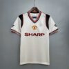Retro Manchester United 1985 White Jersey