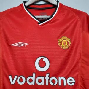 Alternative view of Retro Manchester United 2000/01 Home Jersey