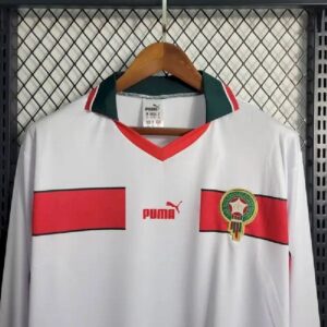 Alternative view of Retro Morocco 1998 Away Long Sleeve Jersey