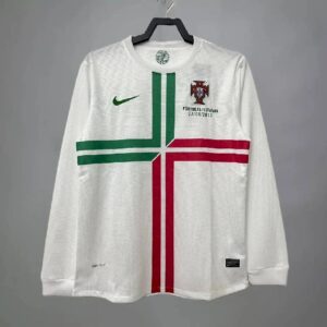 Retro Portugal 2012 Cup Away Long Sleeve Jersey
