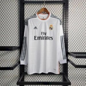Retro Real Madrid 2013/14 Home Long Sleeve Jersey