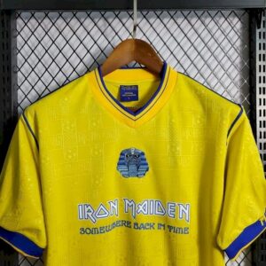 Alternative view of Retro West Ham United 2008 Yellow Iron Maiden Edition Jersey